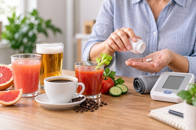 Đang uống thuốc huyết &aacute;p, n&ecirc;n tr&aacute;nh những đồ uống n&agrave;o? - Ảnh 1.
