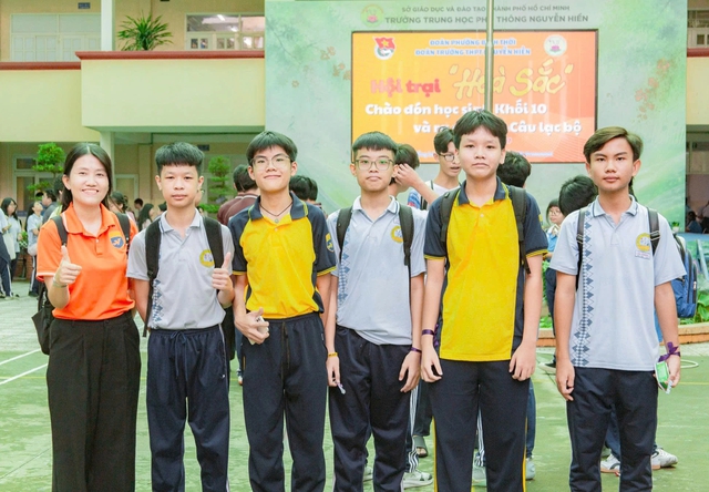 Hội trại trường THPT, nơi học sinh lớp 9 chuẩn bị cho 'hành trình vào lớp 10' - Ảnh 4.