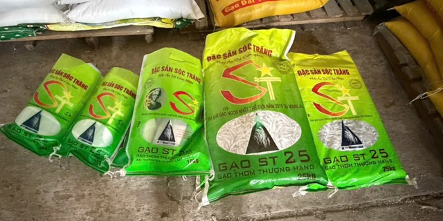 Khởi tố vụ án sản xuất, buôn bán gạo giả thương hiệu ST25 tại An Giang- Ảnh 1.