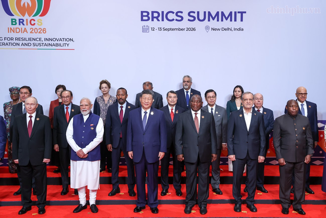 Thủ tướng Lê Minh Hưng dự phiên thảo luận Hội nghị thượng đỉnh BRICS lần thứ 18- Ảnh 2.