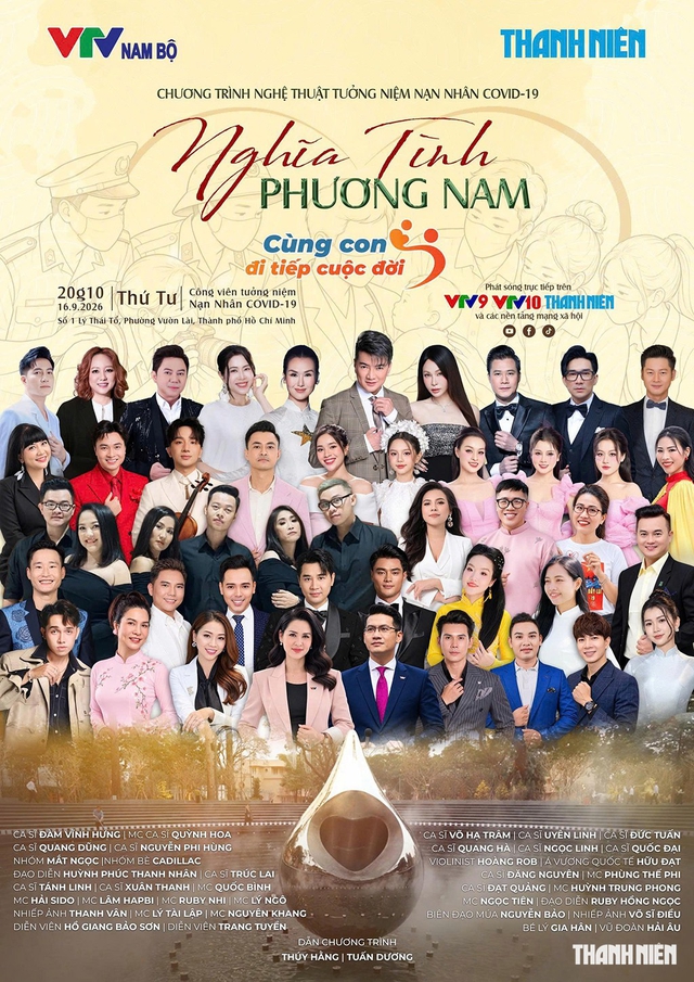 Nghệ sĩ c&ugrave;ng lan tỏa th&ocirc;ng điệp y&ecirc;u thương - Ảnh 1.