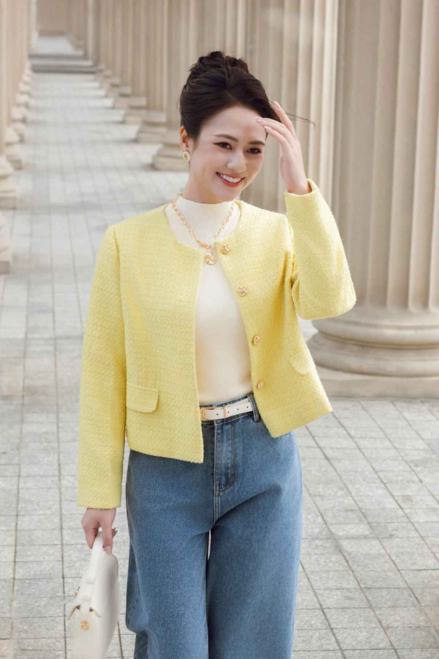 Dạ tweed - dấu ấn thanh lịch ngày thu - Ảnh 3.