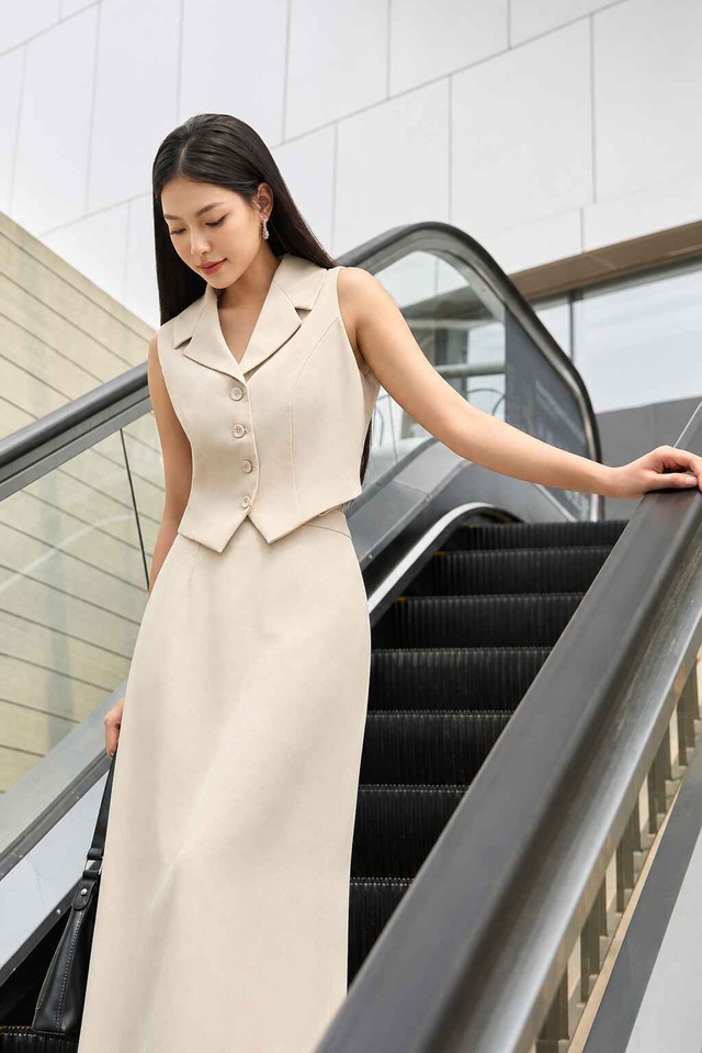 Công thức diện áo gile tôn dáng mà không lo bị 'đứng tuổi' - Ảnh 4.