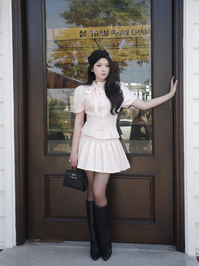 Dạ tweed - dấu ấn thanh lịch ngày thu - Ảnh 4.