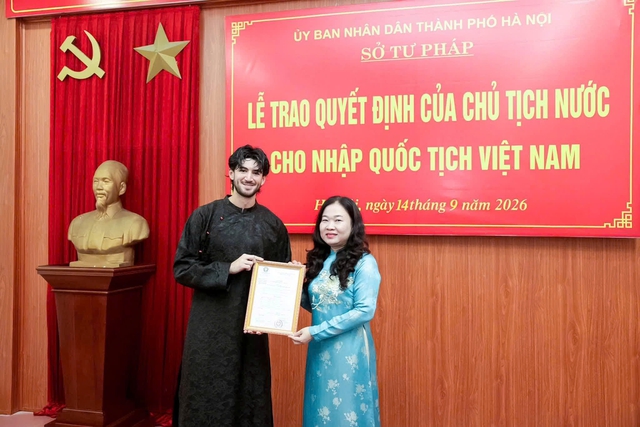Lương Chí Khải chính thức trở thành công dân Việt Nam, ngày nhận quốc tịch đầy cảm động- Ảnh 1.