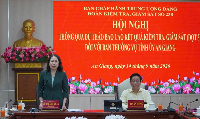 Phó Chủ tịch nước Võ Thị Ánh Xuân: An Giang cần bồi dưỡng, quy hoạch cán bộ - Ảnh 1.