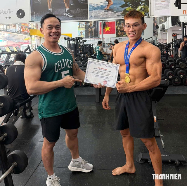 Nam sinh bách khoa đoạt huy chương vàng thể hình toàn quốc ở tuổi 19- Ảnh 1.