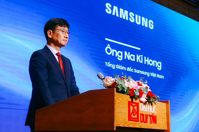TGĐ Samsung Việt Nam tại lễ ra mắt Trường Trí tuệ nhân tạo & Thông tin (SDA), DTU- Ảnh 2.
