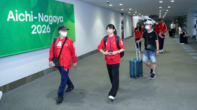 Đoàn thể thao Việt Nam đã đến Nhật Bản an toàn, sẵn sàng chinh phục ASIAD 2026- Ảnh 2.