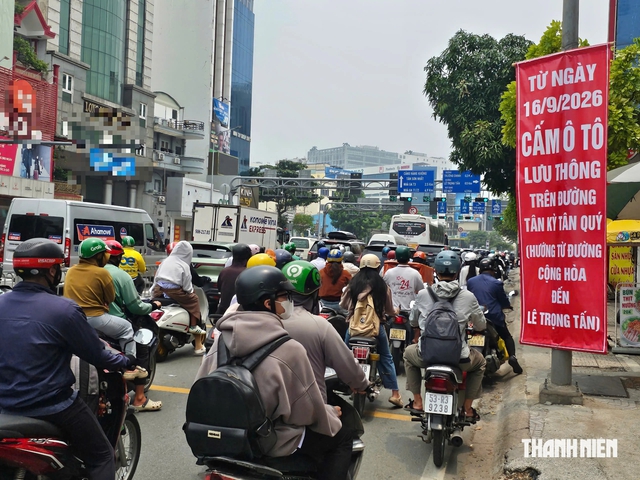 Thi công metro số 2: TP.HCM cấm ô tô một chiều đường Tân Kỳ Tân Quý từ 16.9 - Ảnh 1.