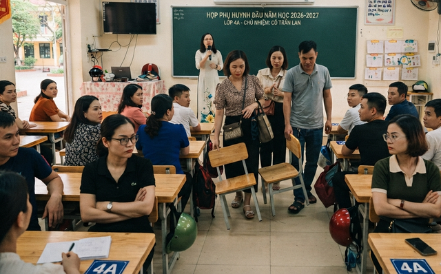 Vì sao cứ đi trễ khi họp phụ huynh? - Ảnh 1.