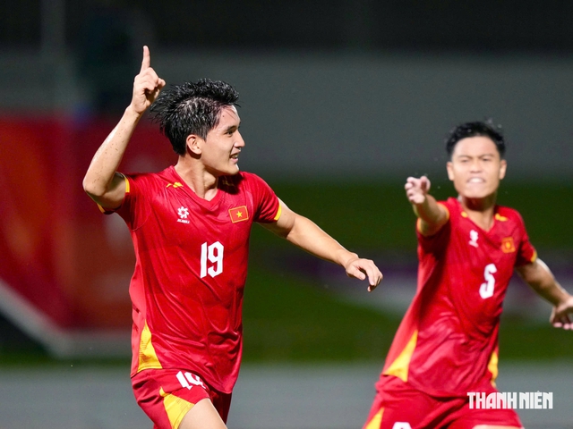 Ngọc Mỹ 'cứu' U.23 Việt Nam khỏi thế khó, giá trị đặc biệt của nhân tố dự bị là đây- Ảnh 1.