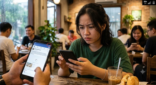 Tại sao có biểu tượng chữ H+ bất ngờ xuất hiện trên điện thoại? - Ảnh 1.