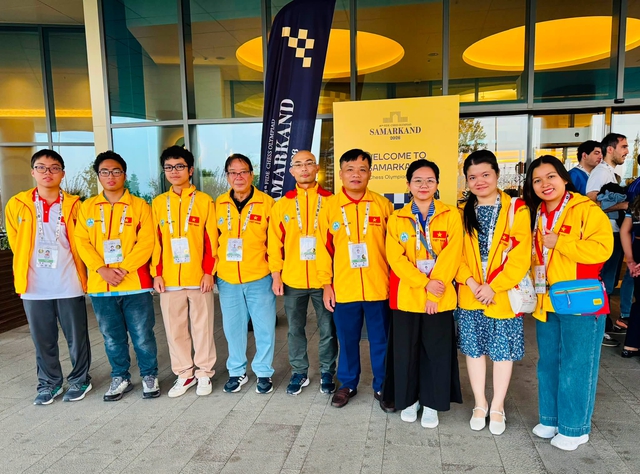 Đội tuyển nam, nữ cờ vua Việt Nam thắng tưng bừng trận ra quân tại Olympiad 2026- Ảnh 1.