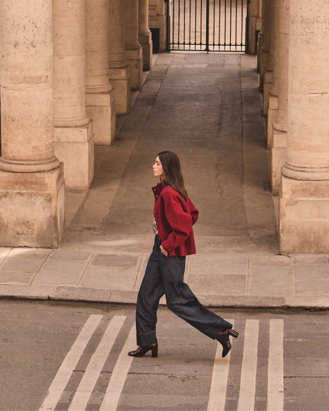 Đỏ burgundy -ngôi sao mới của tủ đồ thu đông - Ảnh 6.