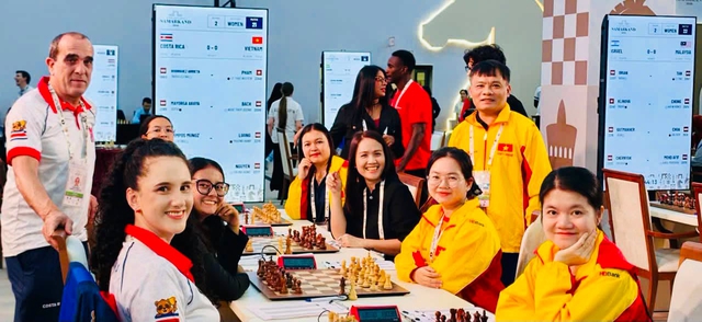 Cờ vua Việt Nam tiếp mạch chiến thắng ở Olympiad 2026 - Ảnh 1.