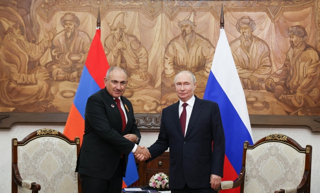 Armenia l&ecirc;n tiếng sau khi &ocirc;ng Putin n&oacute;i sẵn s&agrave;ng đ&oacute;ng cửa căn cứ qu&acirc;n sự - Ảnh 1.
