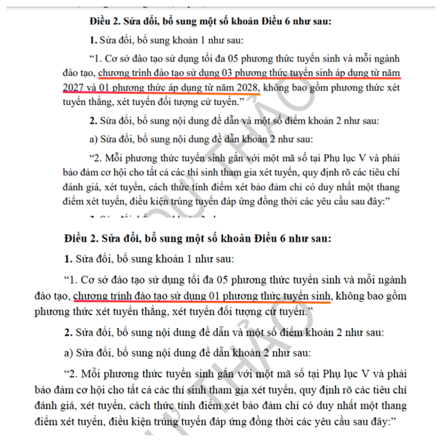 Bộ GD-ĐT lý giải vì sao siết phương thức tuyển sinh- Ảnh 1.