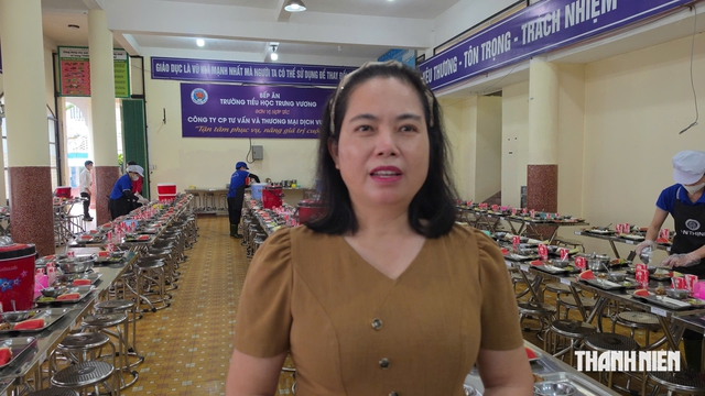 Bếp ăn bán trú Trường tiểu học Trưng Vương thay đổi sau sự cố thực phẩm bẩn - Ảnh 4.