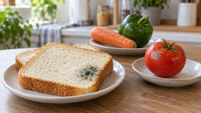 Bánh mì, rau quả bị mốc: Loại nào phải bỏ, loại nào có thể xử lý? - Ảnh 1.