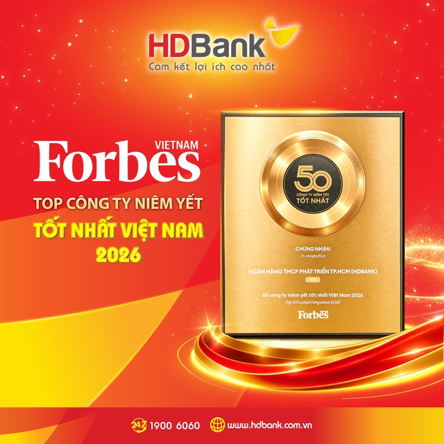 HDBank tiếp tục vào Top 50 Forbes Việt Nam trong bước chuyển lớn của thị trường vốn - Ảnh 1.