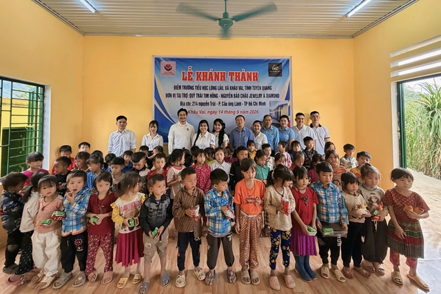Điều đặc biệt ở điểm trường giữa vùng cao Khâu Vai- Ảnh 2.