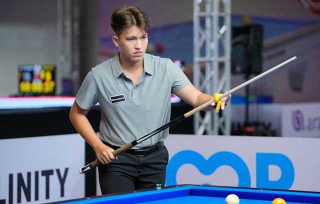 Billiards: Tài năng trẻ Việt Nam vào vòng knock-out giải thế giới với ngôi nhất bảng - Ảnh 1.