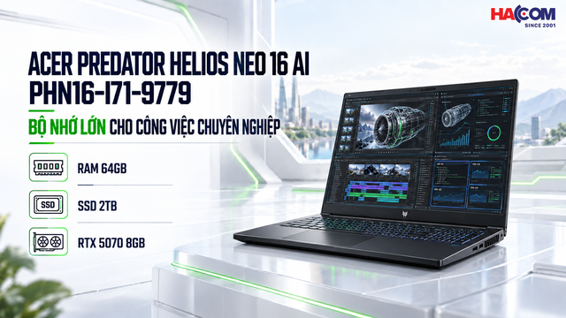 Laptop Acer RTX 5070: 5 cấu hình cho gaming, sáng tạo và công việc chuyên sâu - Ảnh 4.