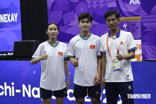 Minh Tân và Gia Nghi lập kỳ tích, thắng Nhật Bản, Hàn Quốc, Ấn Độ: Hiên ngang vào bán kết teqball ASIAD- Ảnh 5.