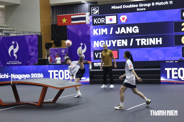 Minh Tân và Gia Nghi lập kỳ tích, thắng Nhật Bản, Hàn Quốc, Ấn Độ: Hiên ngang vào bán kết teqball ASIAD- Ảnh 3.