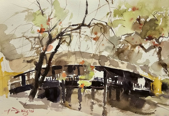 Cầu ngói Ninh Bình: một lên tem, một không có trụ giữa sông- Ảnh 5.