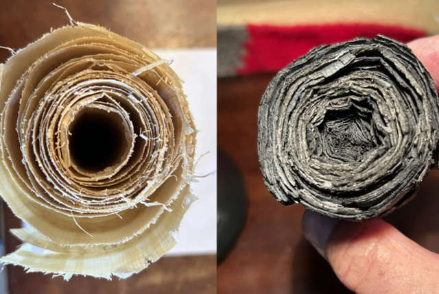 Could Finally Crack Herculaneum’s Burnt Scrolls—So They Baked a Fake One as a Test - Ảnh 1.