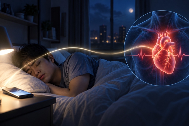Ánh sáng ban đêm khi ngủ liên quan nguy cơ đột quỵ cao hơn 33% - Ảnh 1.
