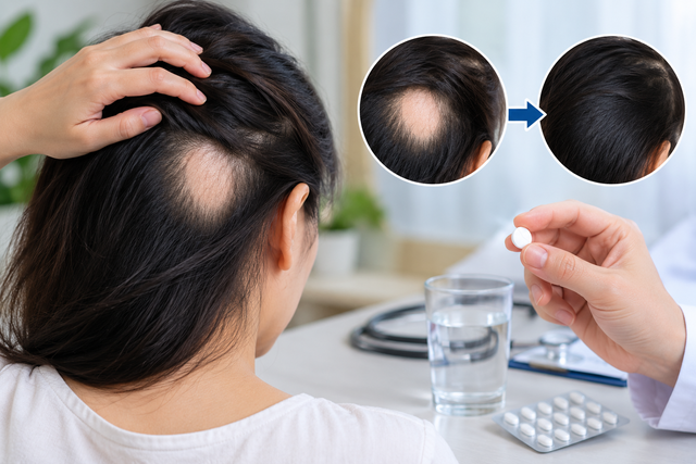 Thuốc trị viêm khớp giúp mọc lại tóc ở người rụng tóc từng mảng - Ảnh 1.