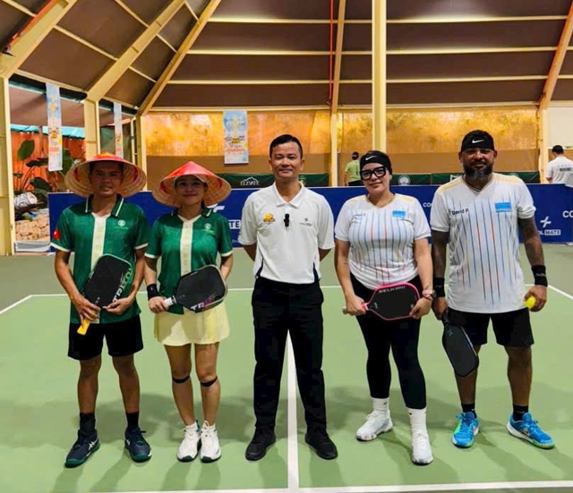 Bà bầu của 'Cùng con đi tiếp cuộc đời' đoạt HCV World Cup pickleball tại Đà Nẵng- Ảnh 4.