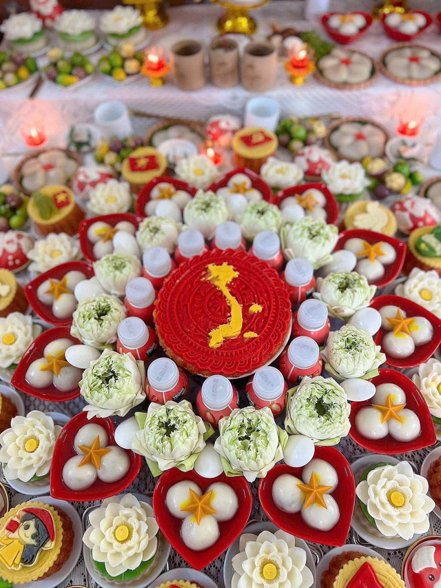 Dân mạng khoe loạt món ăn tạo hình cờ đỏ sao vàng mừng lễ Quốc khánh 2.9 - Ảnh 1.