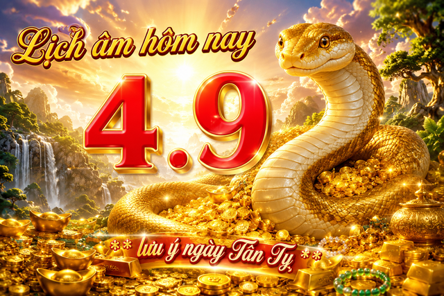 Lịch &acirc;m h&ocirc;m nay 4.9: Lưu &yacute; ng&agrave;y T&acirc;n Tỵ - Ảnh 1.