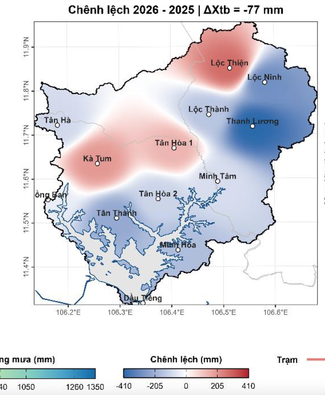 Hồ chứa nước lớn nhất Nam bộ thiếu hụt 100 triệu m3 vì El Nino
- Ảnh 1.