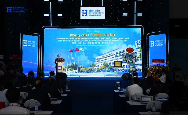 Bệnh viện Đại học Quốc tế Hồng Bàng với mô hình Viện -  Trường khánh thành - Ảnh 1.