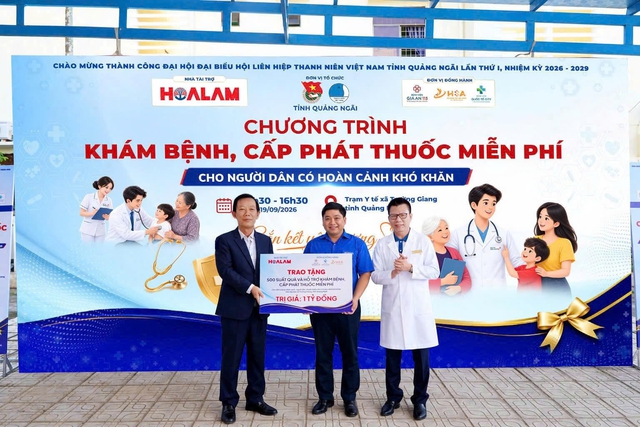 Từ Quảng Ngãi: Tập đoàn Hoa Lâm tiếp nối hành trình thiện nguyện vì sức khỏe cộng đồng- Ảnh 1.