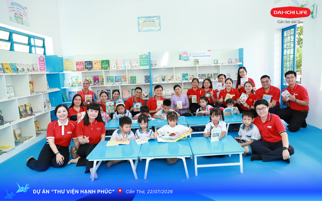 Thư viện Hạnh phúc - Hành trình gieo mầm tri thức của Daiichi Life Việt Nam - Ảnh 3.
