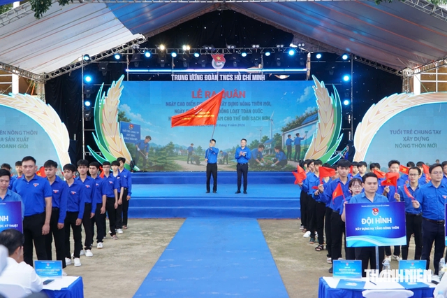Thanh niên toàn quốc tình nguyện chung tay xây dựng nông thôn mới- Ảnh 1.