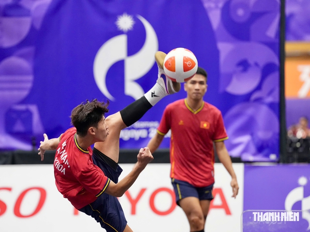 Teqball ASIAD: Một chút tiếc nuối cho Trường Giang và Anh Khoa, đánh rơi HCĐ dù dẫn trước- Ảnh 2.