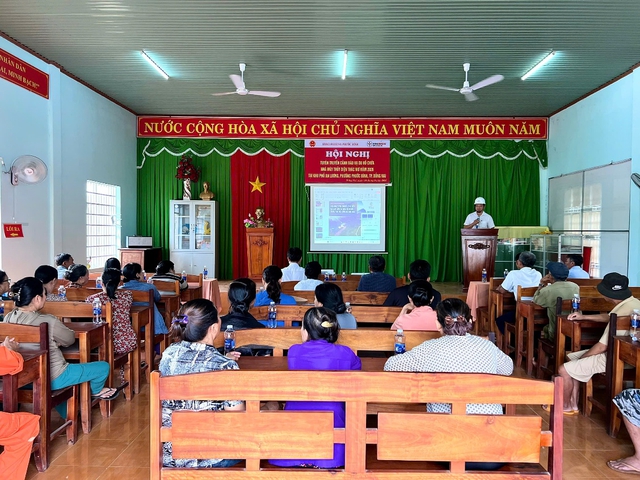 Thủy điện Thác Mơ tổ chức hội nghị tuyên truyền cảnh báo hạ du hồ chứa - Ảnh 1.