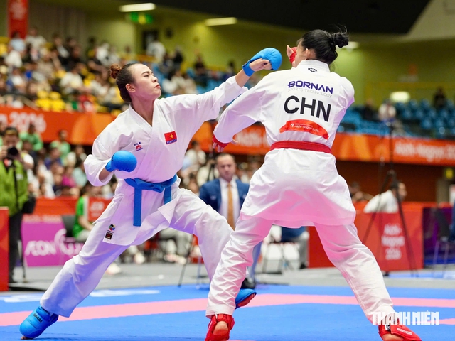 Dấu ấn nữ võ sĩ karate 21 tuổi, lần đầu dự ASIAD đã giành HCĐ- Ảnh 1.