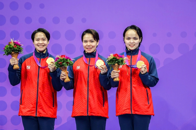 Ba cô gái kata giành HCV đầu tiên cho Việt Nam tại ASIAD 20 được thưởng bao nhiêu?- Ảnh 8.