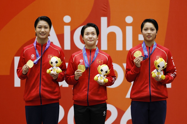 Bảng xếp hạng huy chương ASIAD ngày 22.9: Việt Nam lên tốp 16 vì đã giành 1 HCV, Trung Quốc vẫn số 1- Ảnh 1.