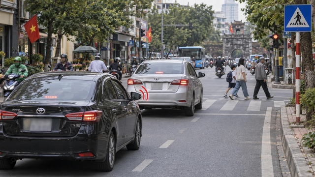 3 lỗi dễ bị phạt khi lái ô tô trong khu đông dân cư - Ảnh 3.