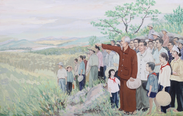 Hậu trường đưa 110 tác phẩm của họa sĩ Văn Giáo, nặng hàng tấn, vào TP.HCM- Ảnh 1.