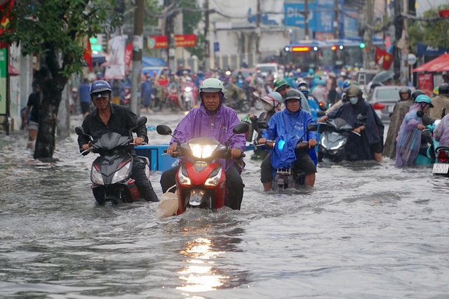 TP.HCM lại vào mùa ngập - Ảnh 1.